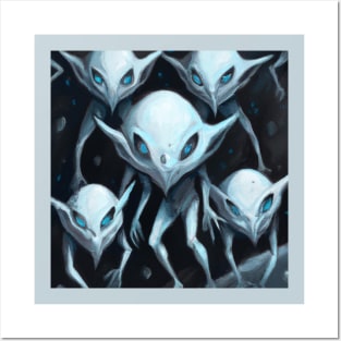 Several Strange Alien Creatures Posters and Art